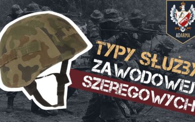 Typy służby zawodowej szeregowych.