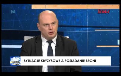 Sytuacje kryzysowe a posiadanie broni – Jacek Hoga w TV Trwam