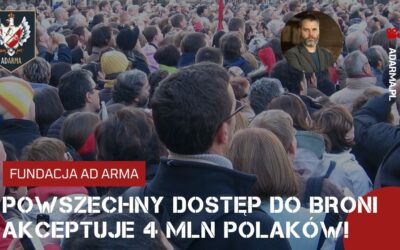 Powszechny dostęp do broni akceptuje 4 mln Polaków!