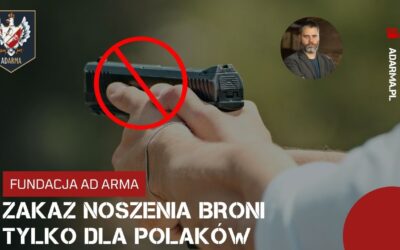 Zakaz noszenia broni tylko dla Polaków